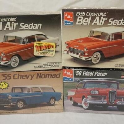 1044	LOT OF 4 AMT MODEL CAR KITS, SEALED	50	100	10	PLEASE PAY ATTENTION FOR DAILY ADDITIONS TO THIS SALE. PARTIAL UPLOADS WILL BE MADE UP...