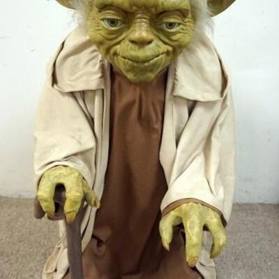 1022	LIFE SIZE STAR WARS YODA, THE PHAMTON MENACE	500	100	250	PLEASE PAY ATTENTION FOR DAILY ADDITIONS TO THIS SALE. PARTIAL UPLOADS WILL...