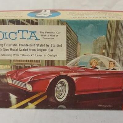 1058	MONOGRAM MODEL CAR KIT PREDICTA PC95-149. KITS ARE POSSIBLY COMPLETE, NOT GUARANTEED	50	100	10	PLEASE PAY ATTENTION FOR DAILY...