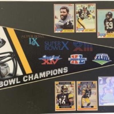 Steelers Matted memorabilia 