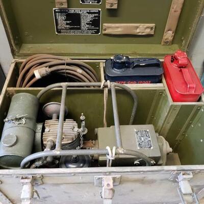 #8304 â€¢ WWII Era Navy Field Generator In Shipping Chest
