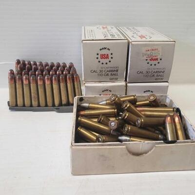 #8022 â€¢ Approx 184 Rounds Of .30 Carbine