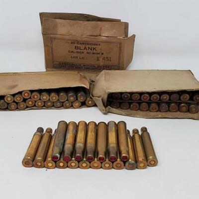 #1370 â€¢ 60 Rounds of 30 CAL Blanks