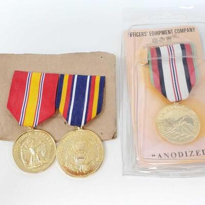 #1608 â€¢ National Defense Medal, War On Terrorism Service Medal, Afghanistan Campaign Medal