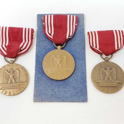 
#1602 â€¢ 3 Efficiency Honor Fidelity Medals