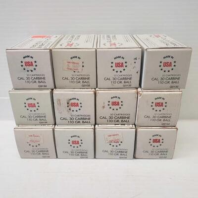 #8014 â€¢ Approx: 600 Rounds Of 30 Carbine