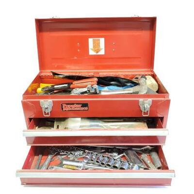 #8188 â€¢ Popular Mechanics Toolbox Full of Hardware


