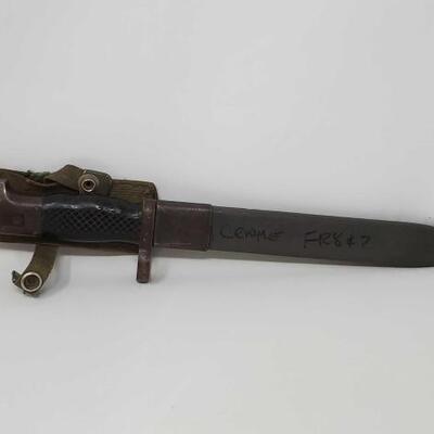 #1728 â€¢ 9 Inch Bayonet With Sheath