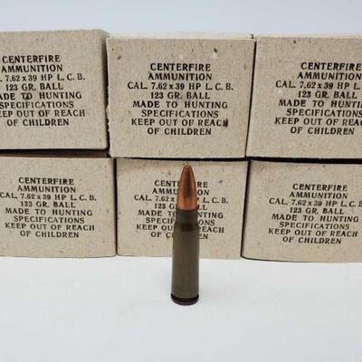 #1322 â€¢ 120 Rounds Of Centerfire Ammunition CAL. 7.62Ã—39- 123 Gr.
LIVE IN 5d 19h 35min
