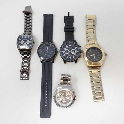 #2062 â€¢ 5 Mens Watches Unlisted , Leke and Invicta 