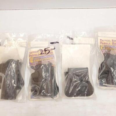 #1814 â€¢ 3 RSR Holsters and a Double Magazine Holster