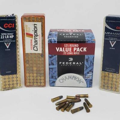#1344 â€¢ 836 Rounds Of .22 LR