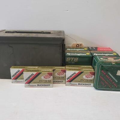 #8032 â€¢ Approx: 150 Rounds Of 12 Guage And Ammo Can

