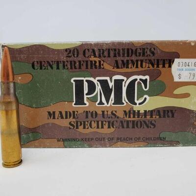 #1340 â€¢ 20 Rounds Of PMC 308B NATO 7.62MM
