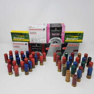 #1374 â€¢ Approx 45 Rounds Of 12 GA 4 Shot, Approx 85 Rounds Of 12 GA 8 Shot, 25 12GA OO BUCK
