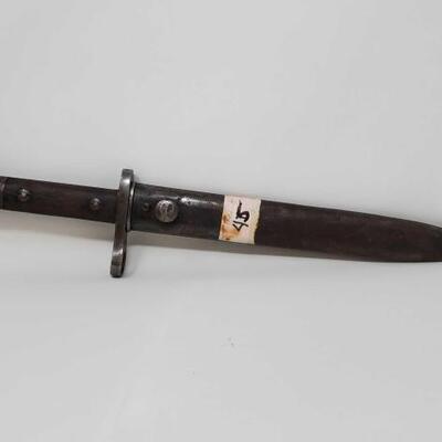 #1704 â€¢ 10 Inch Bayonet With Sheath