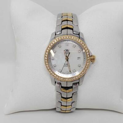 #2102 â€¢ Tag Heuer Link Watch with Diamond Bezel
Not Authenticated 