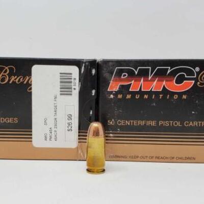 #1214 • 100 Rounds Of PMC 45 Auto- 230 GR FMJ