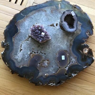Large geode $135 SOLD
small geode $35 each
