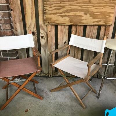 Director's chair $10 each
4 available with canvas
5 available with no canvas $5 each