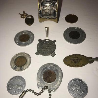 Wheat pennies and Good Luck charms