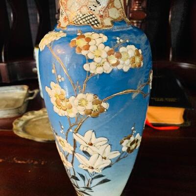 Large painted vase