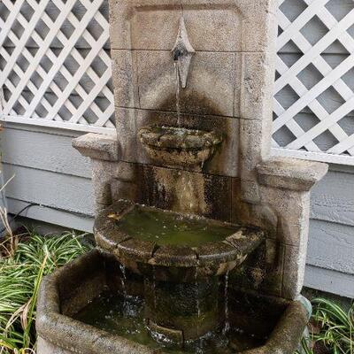 LARGE concrete garden fountain.