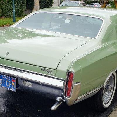 1970 Chevrolet Monte Carlo. One & only original owner.