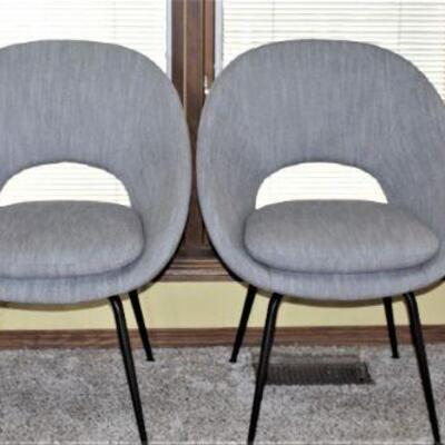 Fabulous contemporary chairs by West Elm are too cool!  Set of four.