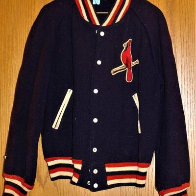 This wool, 1930's vintage St. Louis Cardinals jacket is must have for a Redbirds collector.