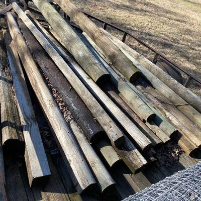 landscape timber and fence post