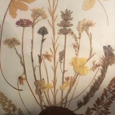 Flower pressed art 