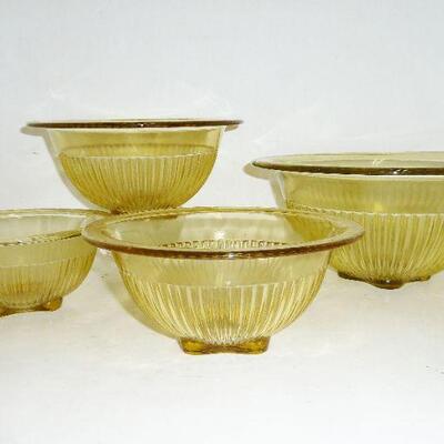 Depression amber nest bowls
