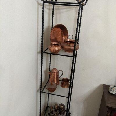 shelf and top shelf of copper sold