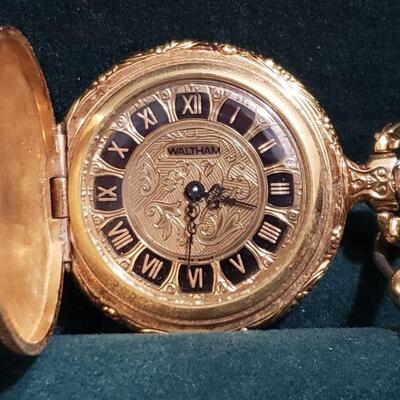 https://ctbids.com/#!/description/share/721121 Beautiful ladies pocket watch by Waltham. No movement noted at time of posting....