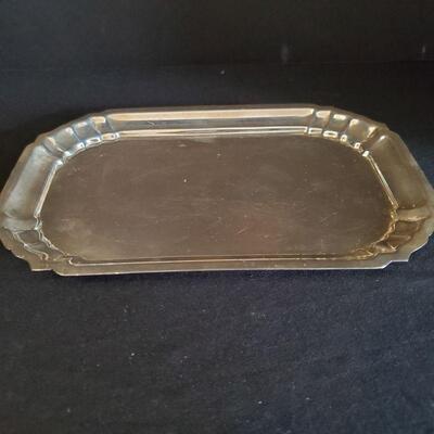 https://ctbids.com/#!/description/share/721059 Gorham 714 sterling silver tray. Tray measures 8.5x6