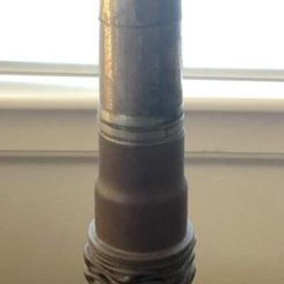 Trench Art made from spent military shell marked "W.N.Y. 9-1905 E.C.P. SPF 6-Pd" WWI?