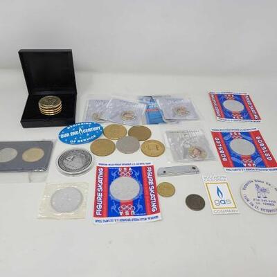 #314 â€¢ Pins, Casino Tokens, Marine Corps Coin, Elvis Record Coins, And More