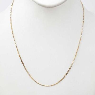 #112 â€¢ 14k Gold Chain, weighs approx 3.6g and measures approx. 