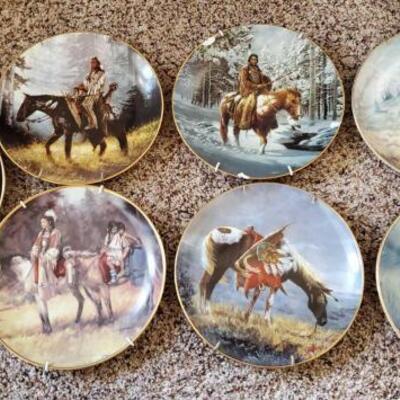 1044	

7 Native American Decorative Plates
7 Native American Decorative Plates