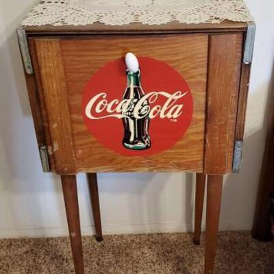 #3000 â€¢ Vintage Coca Cola Crate Night Stand