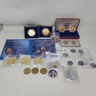 #310 â€¢ Presidential Coins, Tokens, And Veteran Pin