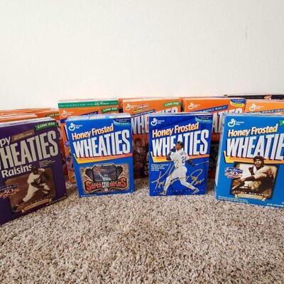 2060	

15 Boxes of Wheaties and a Box of Flutie Flakes
Includes Arnold Palmer, Muhamad Ali, Troy Aikman, Marcus Allen, Roger Staubach,...