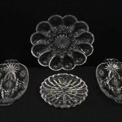 Clear Glass Serving Pieces