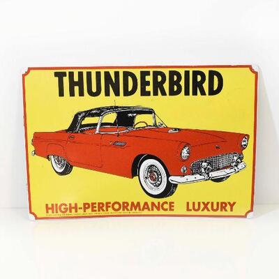 Thunderbird High-Performance Luxury Metal Sign 17
