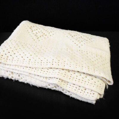 Crochet Throw Blanket - 48