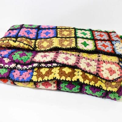 Crochet Throw Blanket - 50