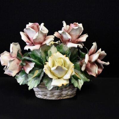 Capodimonte Rose Bouquet Made in Italy 9