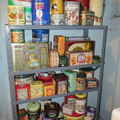 Dozens of tins