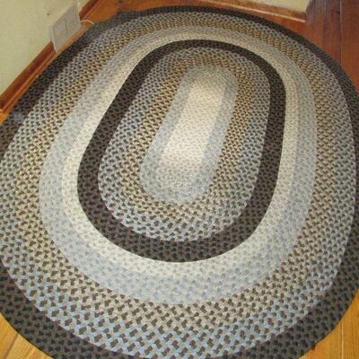 9x6 braided wool rug